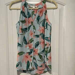 c&e tropical print tank top